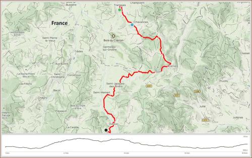 Camino - Etappe 11 - Dag 3 -van Tramayes naar Ouroux (F)