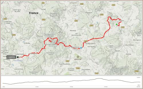 Camino - Etappe 11 - Dag 4 - van Ouroux naar Propieres (F)