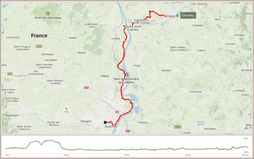 Camino - Etappe 11 - Dag 7 - van Charlieu naar Roanne (F)