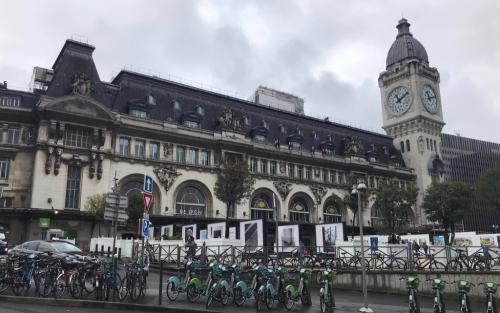 Terug op Gare de Lyon, waar een week geleden de reis begon